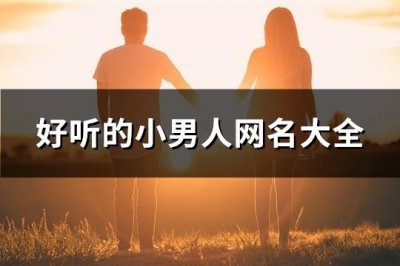 ​好听的小男人网名大全(优选482个)