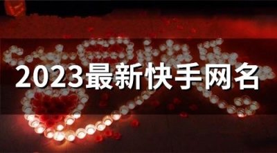 ​2025最新快手网名(精选130个)